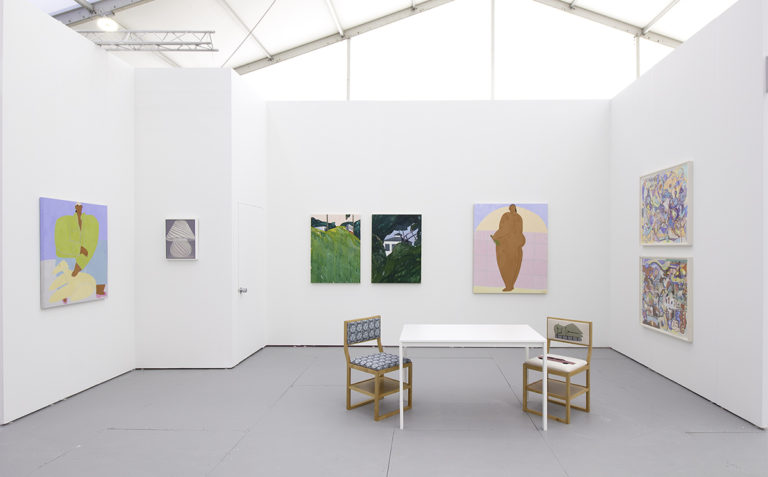 Ochi Projects booth at Untitled, Miami Beach, 2019