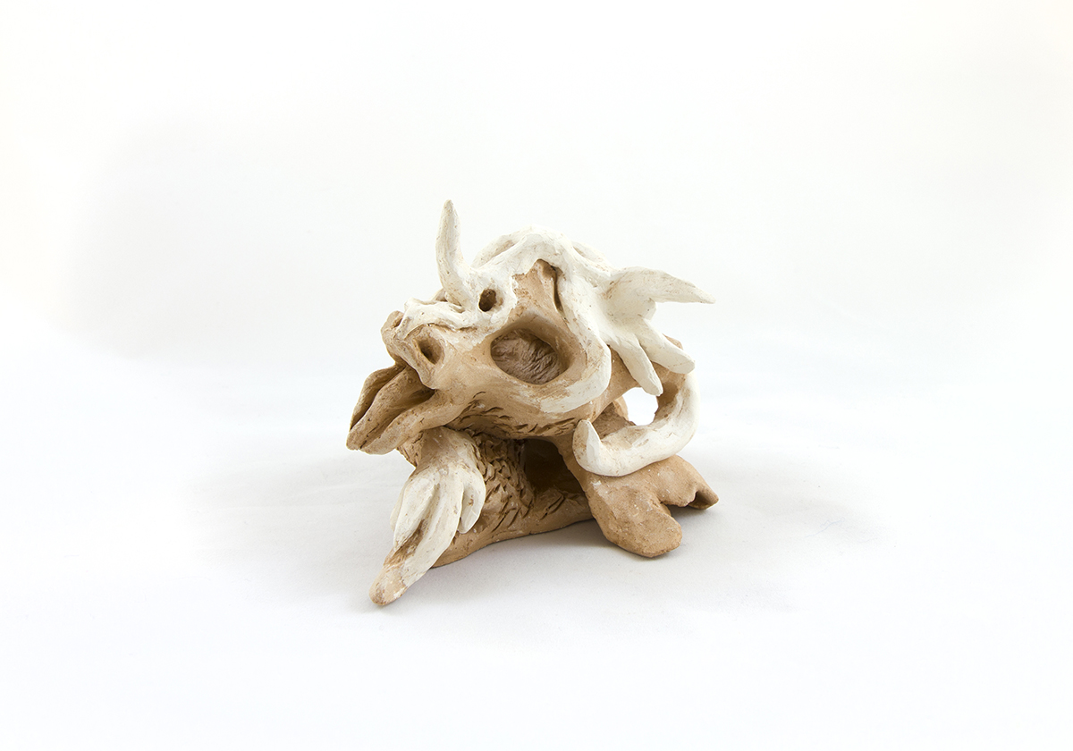 Lydia Maria Pfeffer Sentimental Goat, 2019 by Lydia Maria Pfeffer, Ceramic, 4.5 x 4 x 6 inches