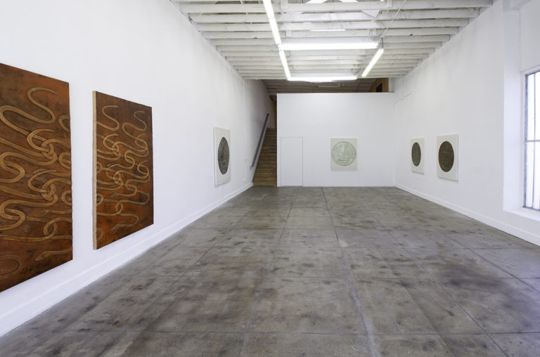 Installation image of Erin Morrison Colony at Ochi Projects, Los Angeles