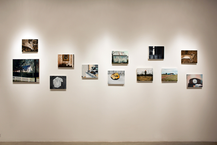 Installation image of William Lewis House Contents Grounds at Ochi Gallery, Ketchum, ID, 2016