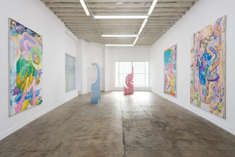 Installation image of Rives Granade, Rainbows Inhale, Ochi Projects, Los Angeles